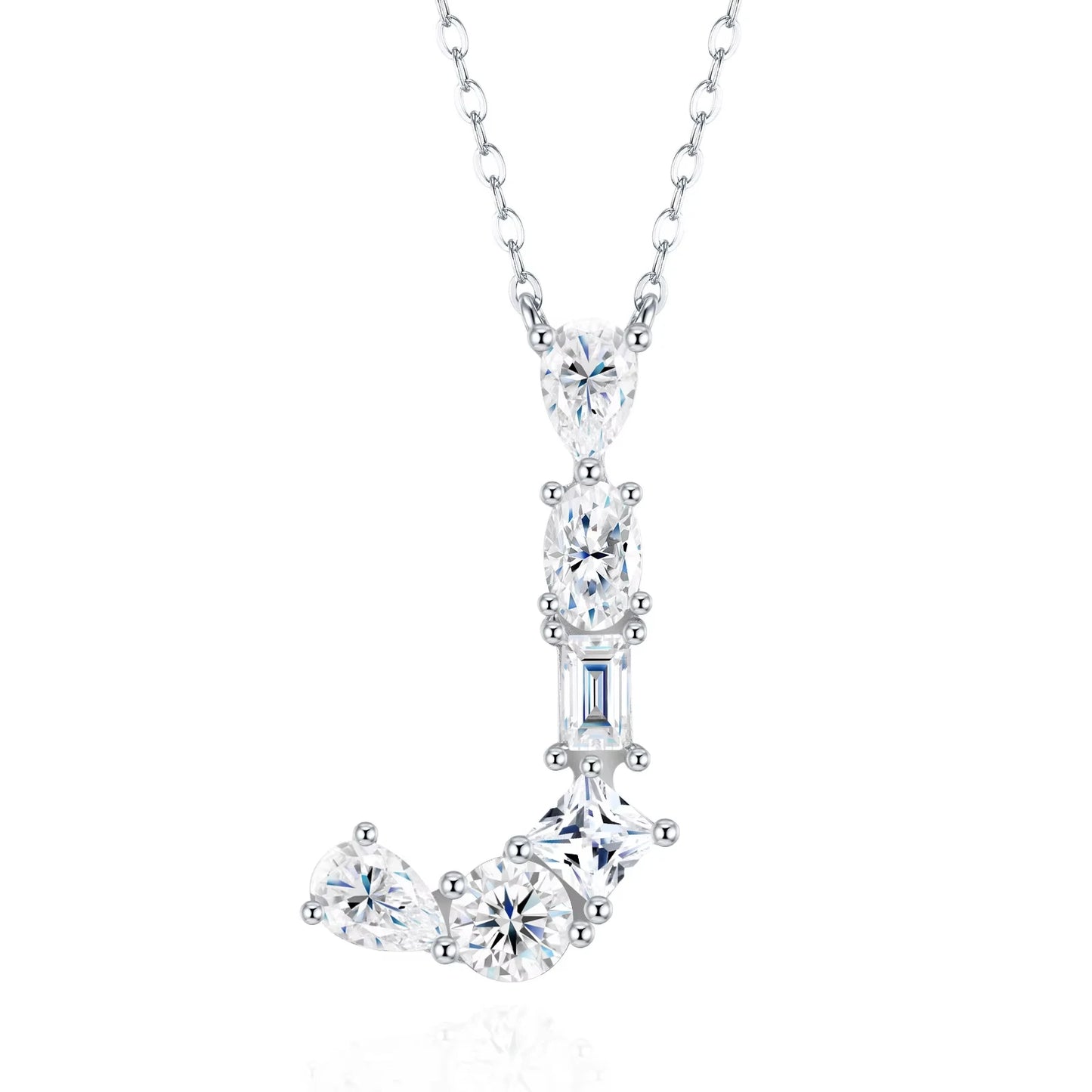Moissanite Letters Necklace - Luxury Christmas Gift For Women & Men