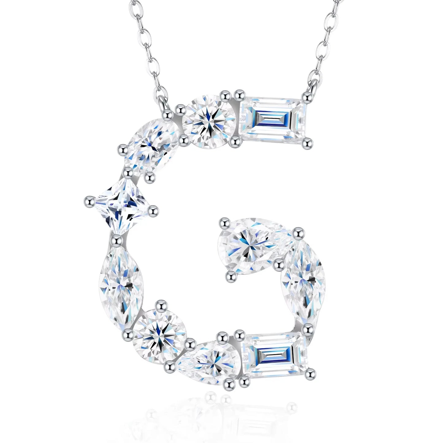 Moissanite Letters Necklace - Luxury Christmas Gift For Women & Men