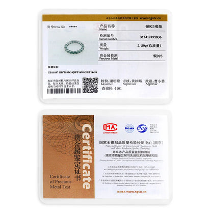 2.2 Carat 3MM Full Circle Row Moissanite Ring