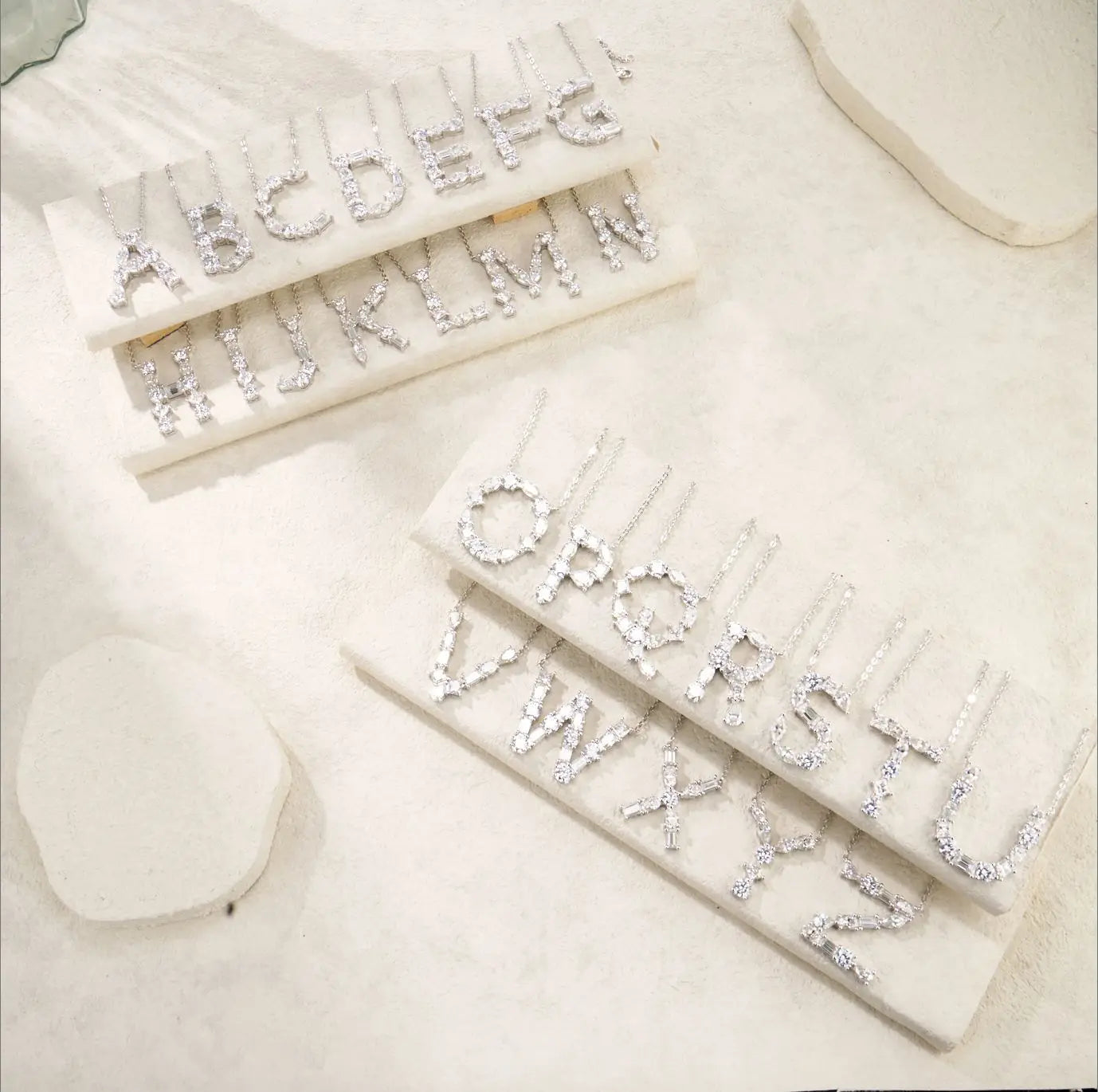 Moissanite Letters Necklace - Luxury Christmas Gift For Women & Men