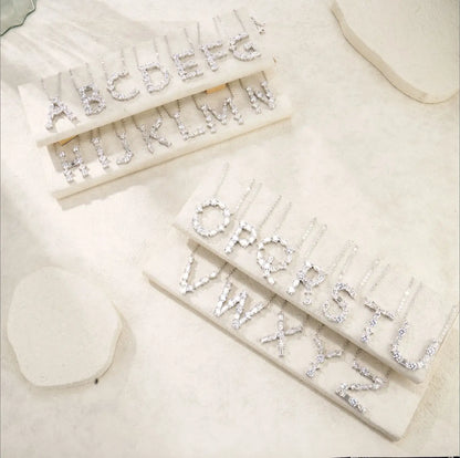 Moissanite Letters Necklace - Luxury Christmas Gift For Women & Men