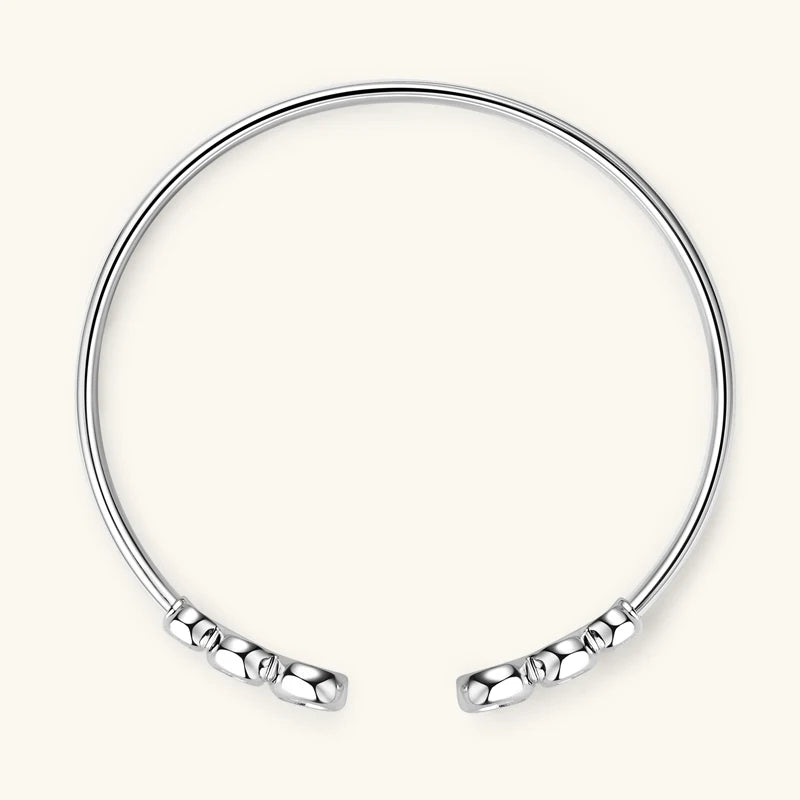 Adjustable Cuff Bracelet 2.4 Carat Moissanite Bracelet