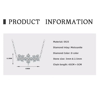 Lumière Clover Necklace – 3 Moissanite Clovers