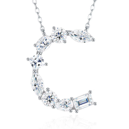 Moissanite Letters Necklace - Luxury Christmas Gift For Women & Men