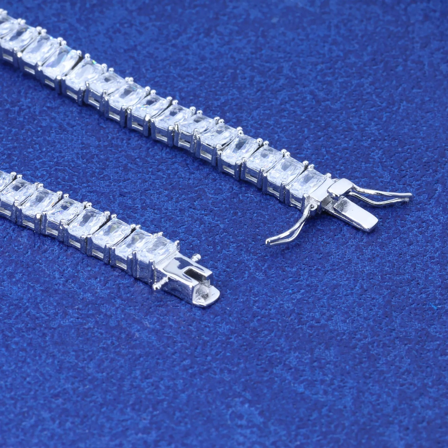 Radiant Cut Moissanite Tennis Bracelet - Anniversary Gift