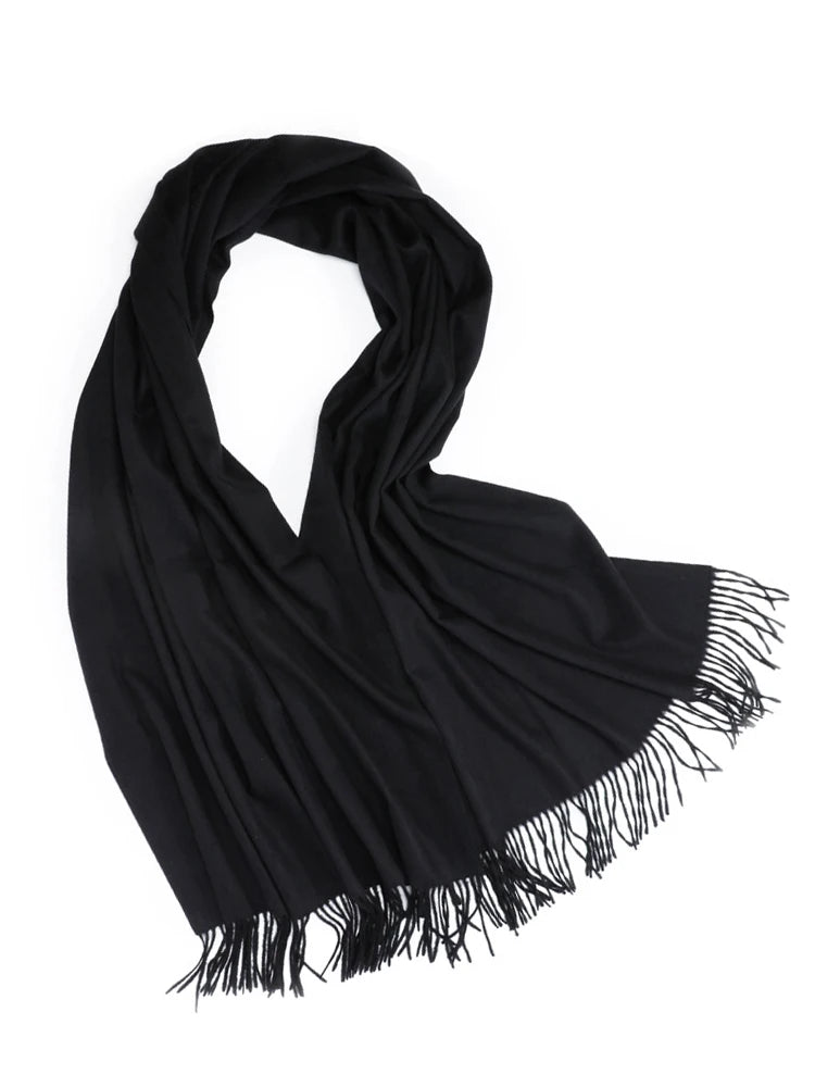 100% Wool Thick Scarf - Christmas Gift For Women & Men
