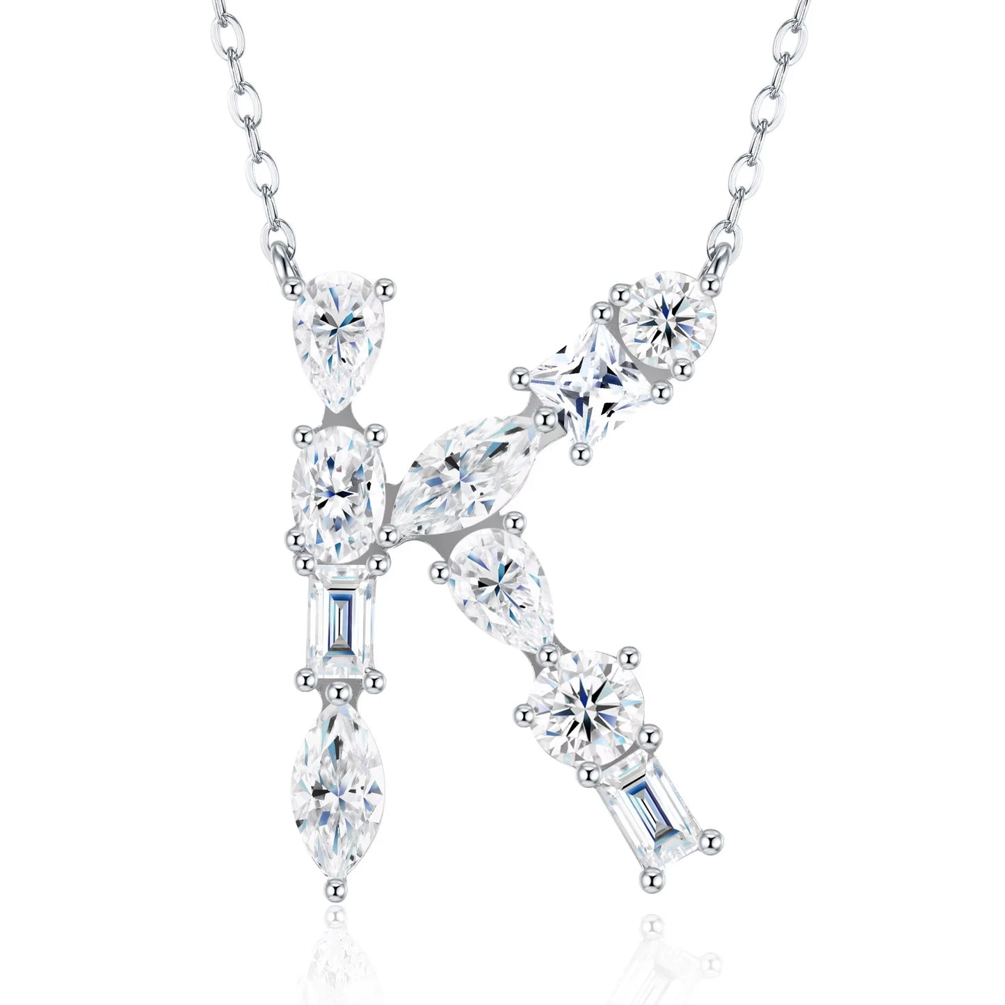 Moissanite Letters Necklace - Luxury Christmas Gift For Women & Men