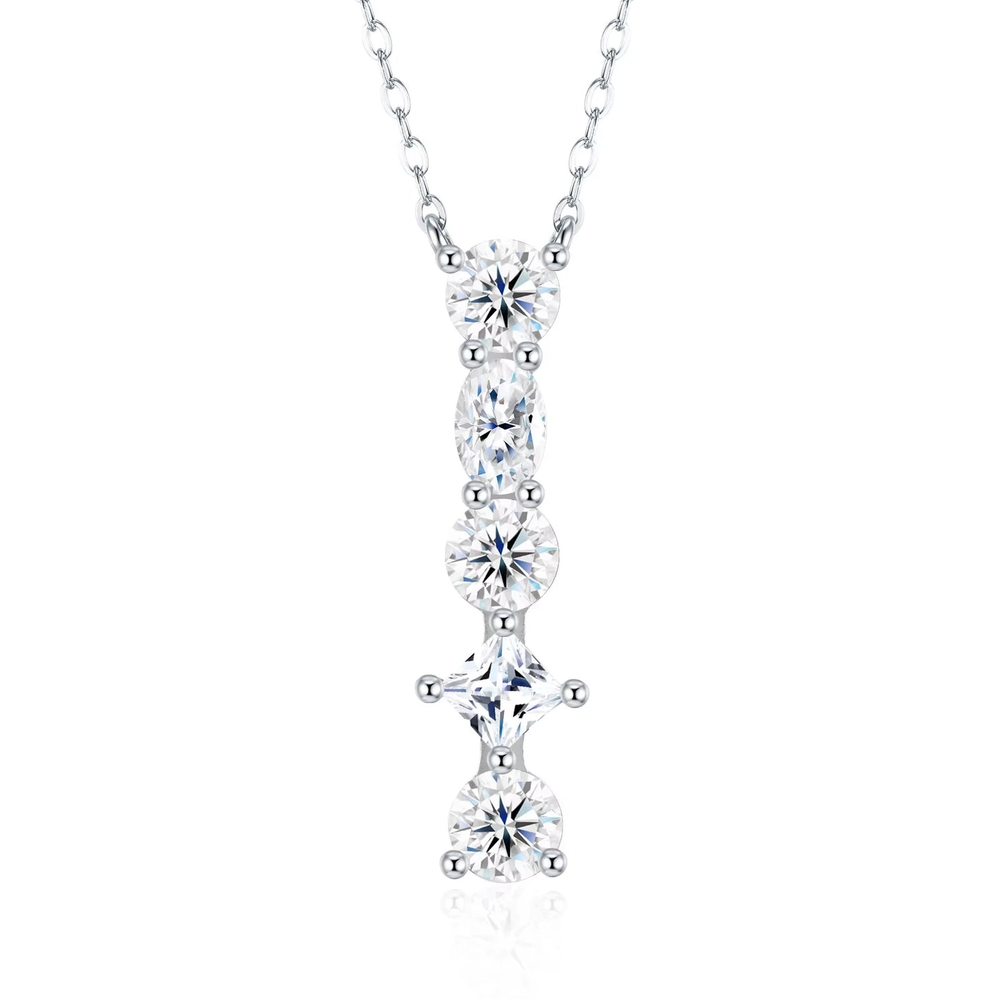 Moissanite Letters Necklace - Luxury Christmas Gift For Women & Men