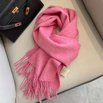 100% Wool Scarf - Christmas Gift for Him