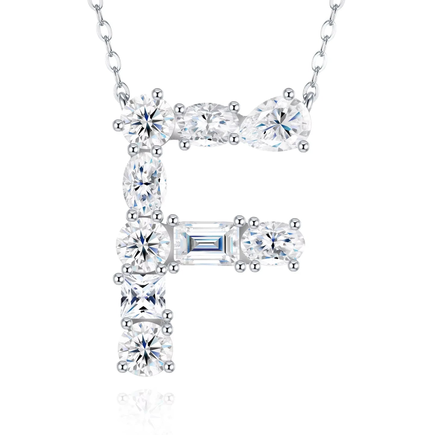 Moissanite Letters Necklace - Luxury Christmas Gift For Women & Men