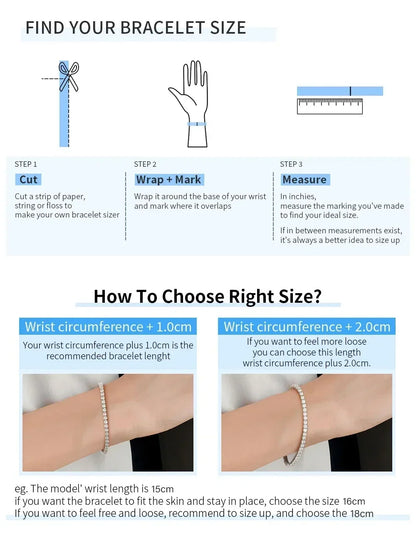 Radiant Cut Moissanite Tennis Bracelet - Anniversary Gift