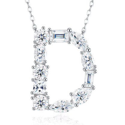 Moissanite Letters Necklace - Luxury Christmas Gift For Women & Men