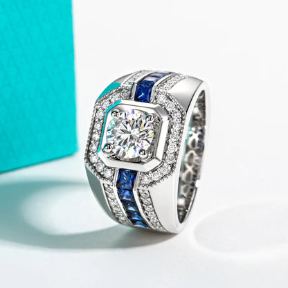 2.68ct Men's Moissanite Ring