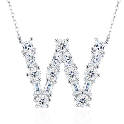 Moissanite Letters Necklace - Luxury Christmas Gift For Women & Men