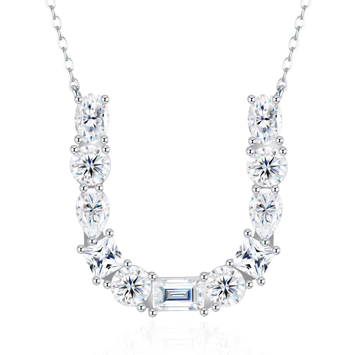 Moissanite Letters Necklace - Luxury Christmas Gift For Women & Men