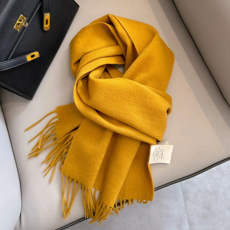 100% Wool Scarf - Christmas Gift for Him
