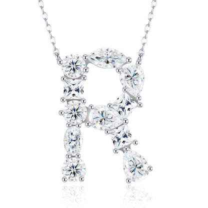 Moissanite Letters Necklace - Luxury Christmas Gift For Women & Men