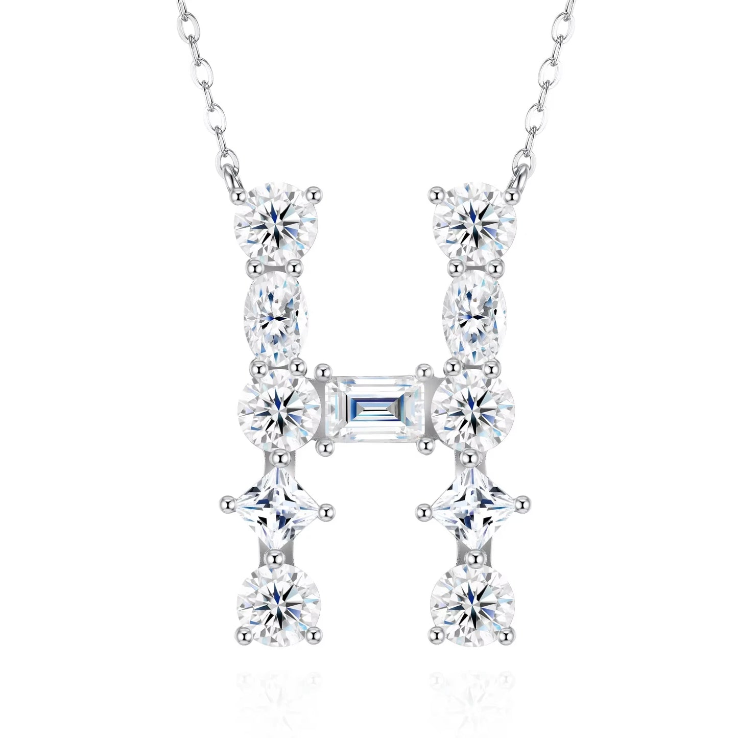 Moissanite Letters Necklace - Luxury Christmas Gift For Women & Men